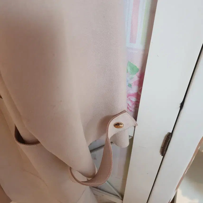 [BUNJANG] ZARA Suede Trench Coat (Beige) / 자라 스웨이드 자켓 트렌치코트/55-66