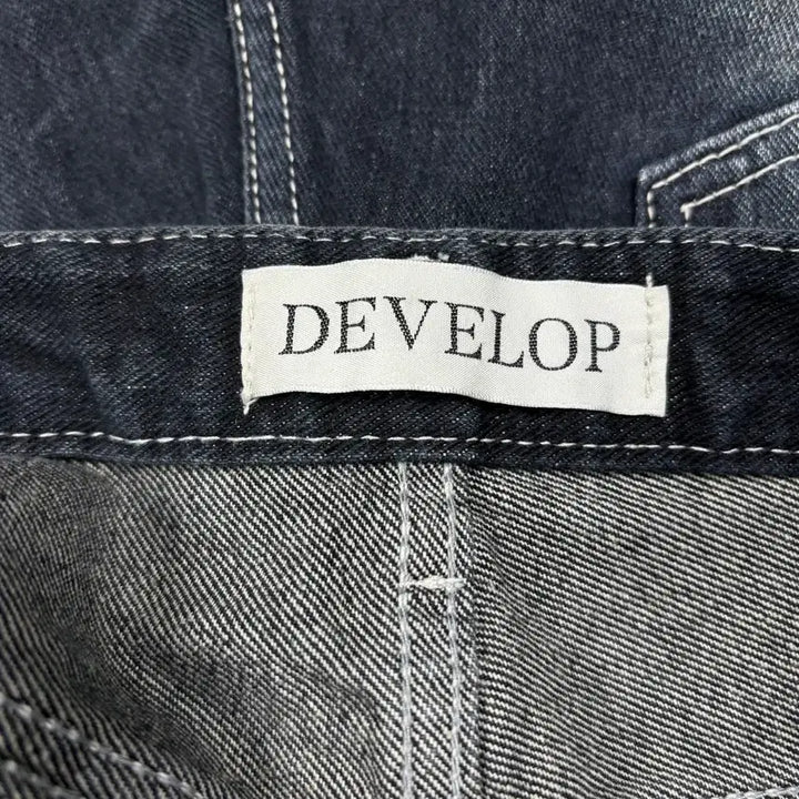 [BUNJANG] Develop Washed Black Denim Pants / Develop 워싱 블랙 데님 팬츠