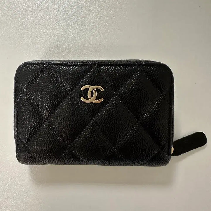 [BUNJANG] Chanel Classic Zipped Coin Purse / 샤넬 클래식 지퍼 동전지갑 그레인드 카프스킨