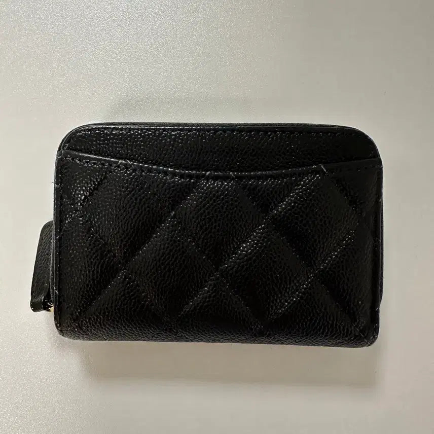 [BUNJANG] Chanel Classic Zipped Coin Purse / 샤넬 클래식 지퍼 동전지갑 그레인드 카프스킨