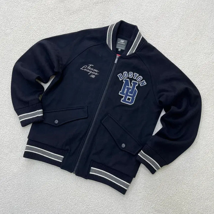 [BUNJANG] New Balance Boston Varsity Jacket / 95 뉴발란스 보스턴 바시티 자켓 0323M