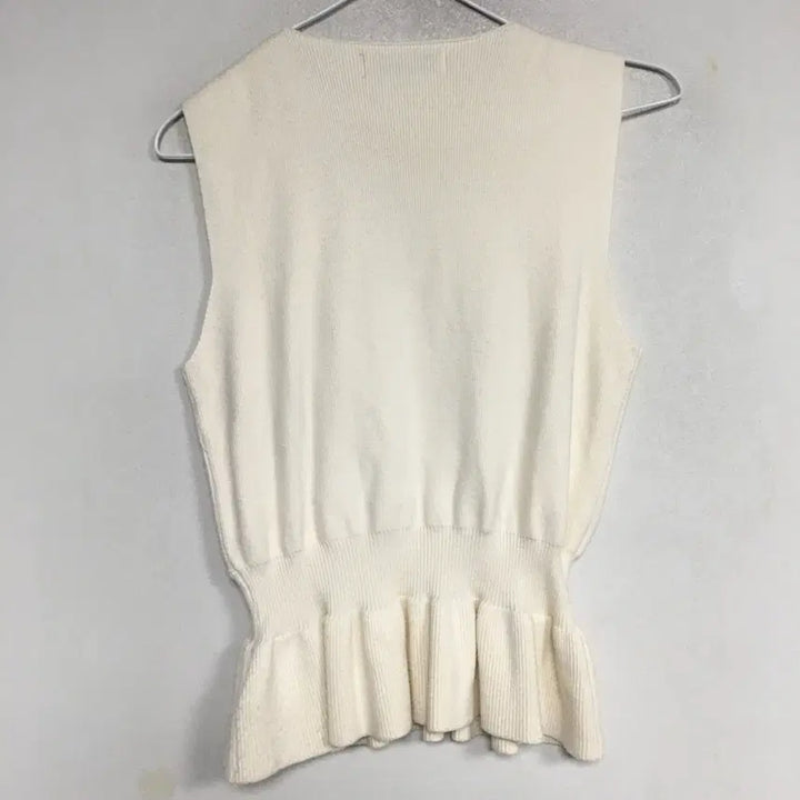 [BUNJANG] SATIN Peplum Knit Vest / SATIN 샤틴 페플럼 니트 베스트 85