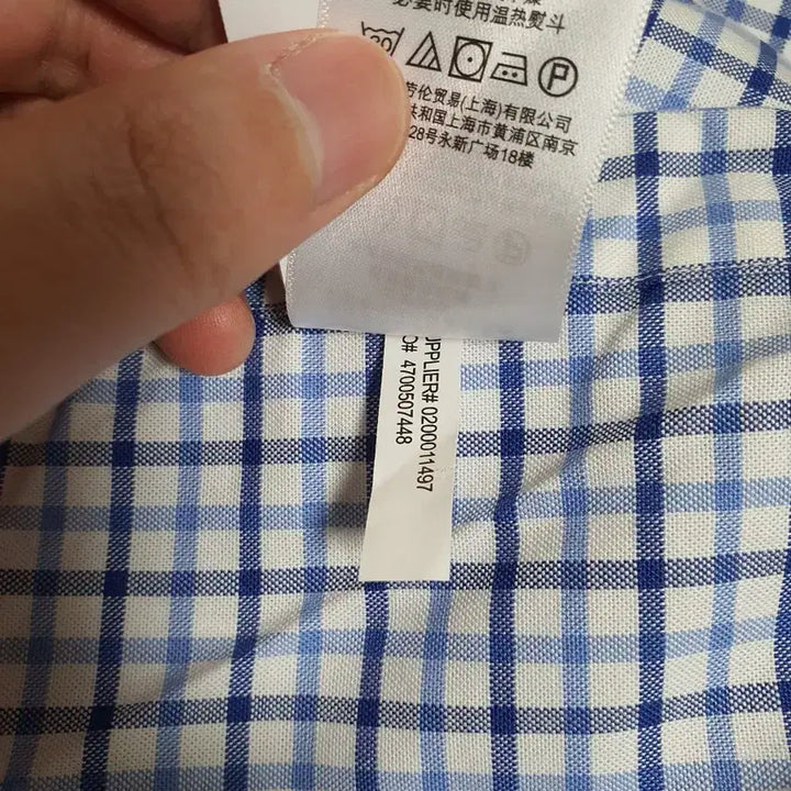 [SOLD OUT] 새상품 폴로 랄프로렌 깅엄체크 셔츠 옥스포드 셔츠 슬림핏 L