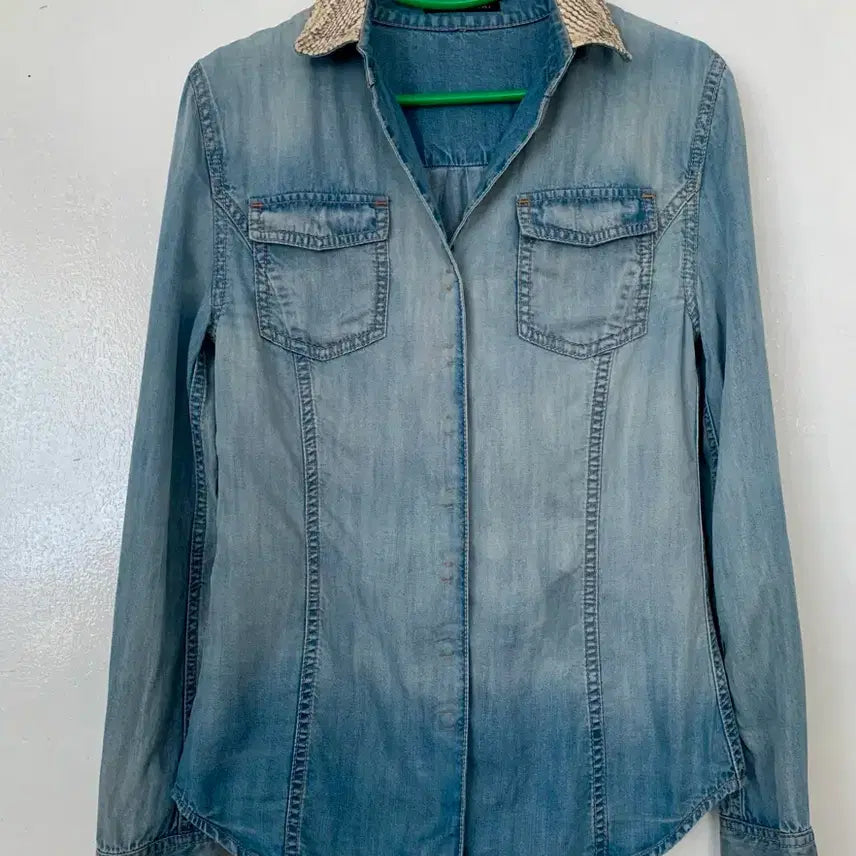 [BUNJANG] Elie Tahari Denim Shirt / 타하리 데님 셔츠