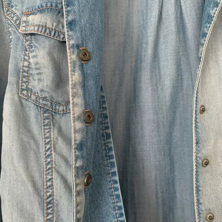 [BUNJANG] Elie Tahari Denim Shirt / 타하리 데님 셔츠