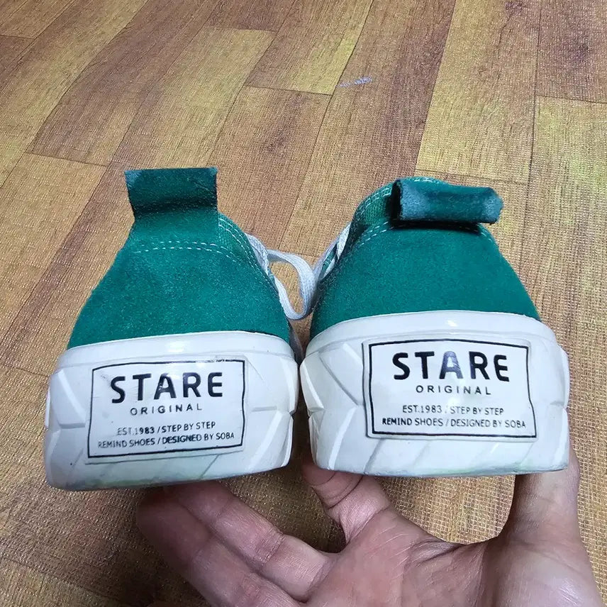 [BUNJANG] STARE Retro Vulcanized Sneakers / STARE 캡토 레트로슈즈 275미리