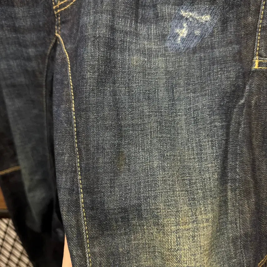[BUNJANG] Dsquared2 D-Ring Biker Denim Pants / 디스퀘어드2 D링 바이커 데님 팬츠 전면 버클 포인트 진청