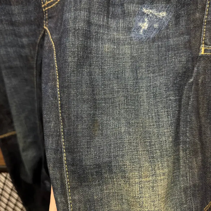 [BUNJANG] Dsquared2 D-Ring Biker Denim Pants / 디스퀘어드2 D링 바이커 데님 팬츠 전면 버클 포인트 진청