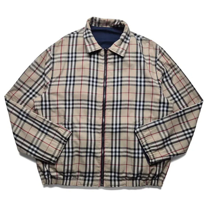 [BUNJANG] Burberry Reversible Blouson Jacket / [L] 버버리 리버시블 블루종 자켓