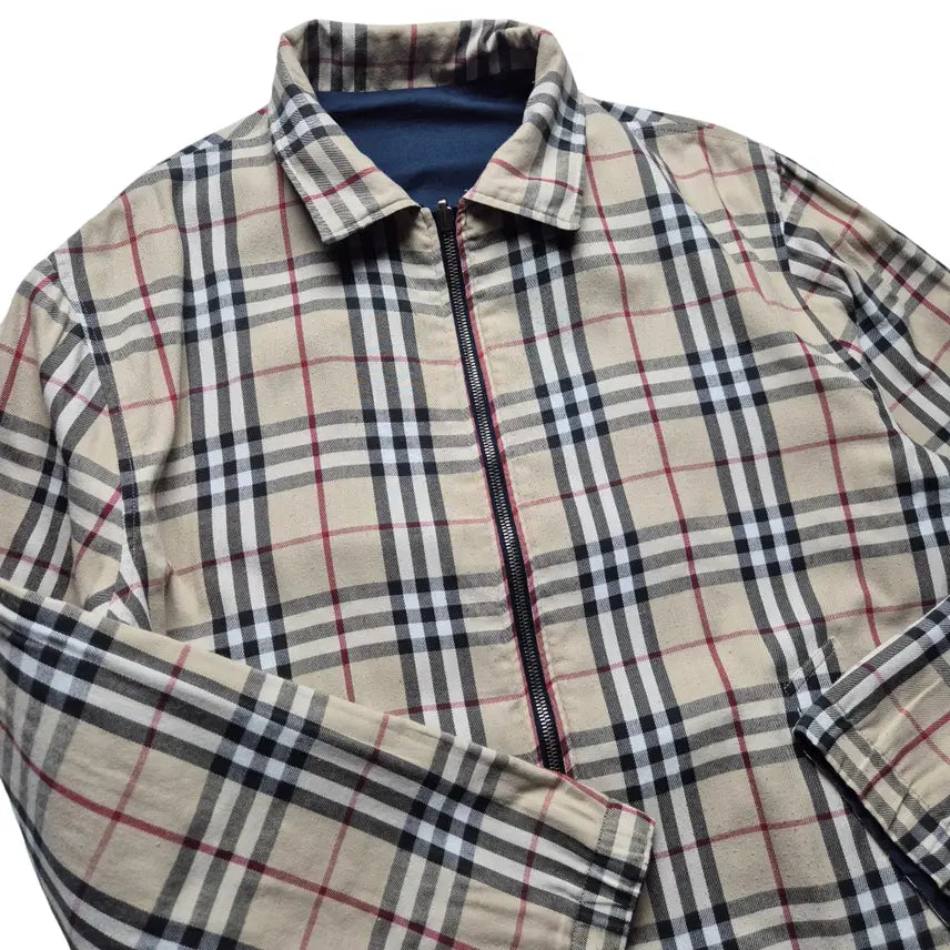 [BUNJANG] Burberry Reversible Blouson Jacket / [L] 버버리 리버시블 블루종 자켓