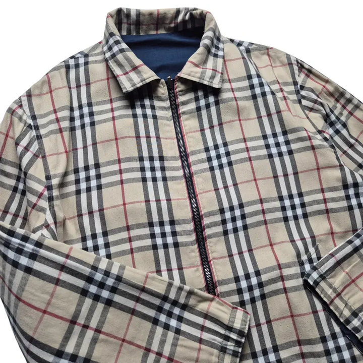 [BUNJANG] Burberry Reversible Blouson Jacket / [L] 버버리 리버시블 블루종 자켓