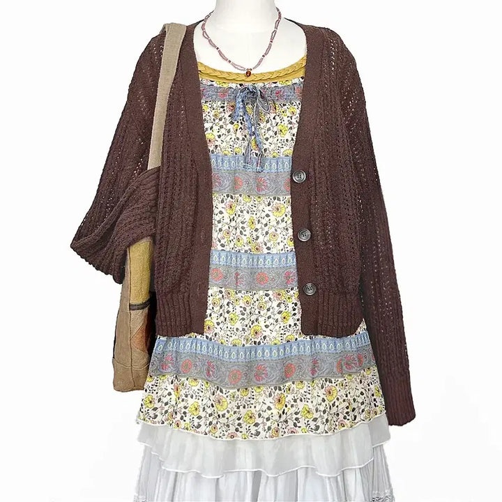 [BUNJANG] Vintage Twist Knit Cami Top / 일본빈티지 라운드 꽈배기끈나시 슬립티 머스터드 모리걸하구미룩갸루y2k