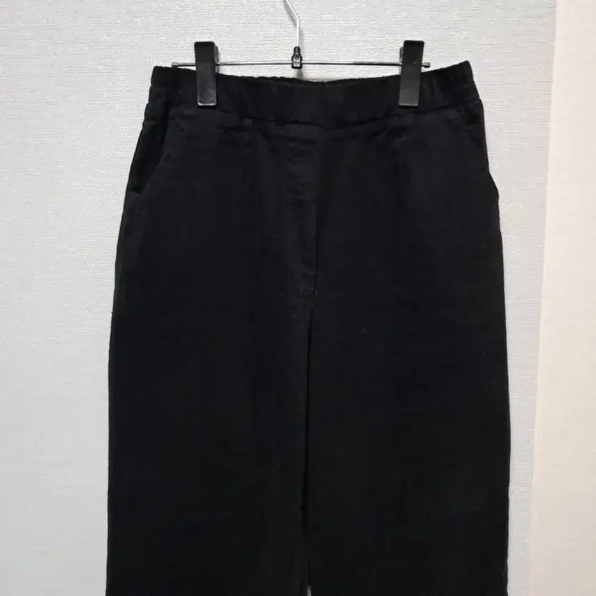[BUNJANG] Giverny Olive Wide Leg Elastic Waist Pants / (봄신상품)지베르니 올리브색 밴딩바지 통바지 L(77~88)
