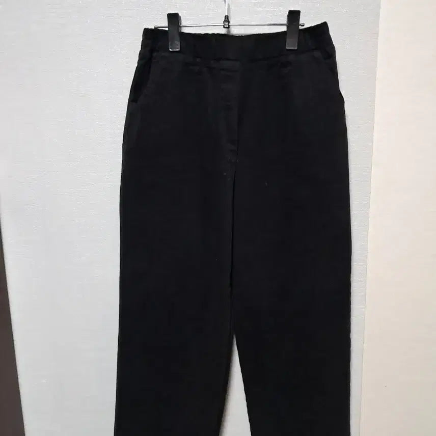 [BUNJANG] Giverny Olive Wide Leg Elastic Waist Pants / (봄신상품)지베르니 올리브색 밴딩바지 통바지 L(77~88)