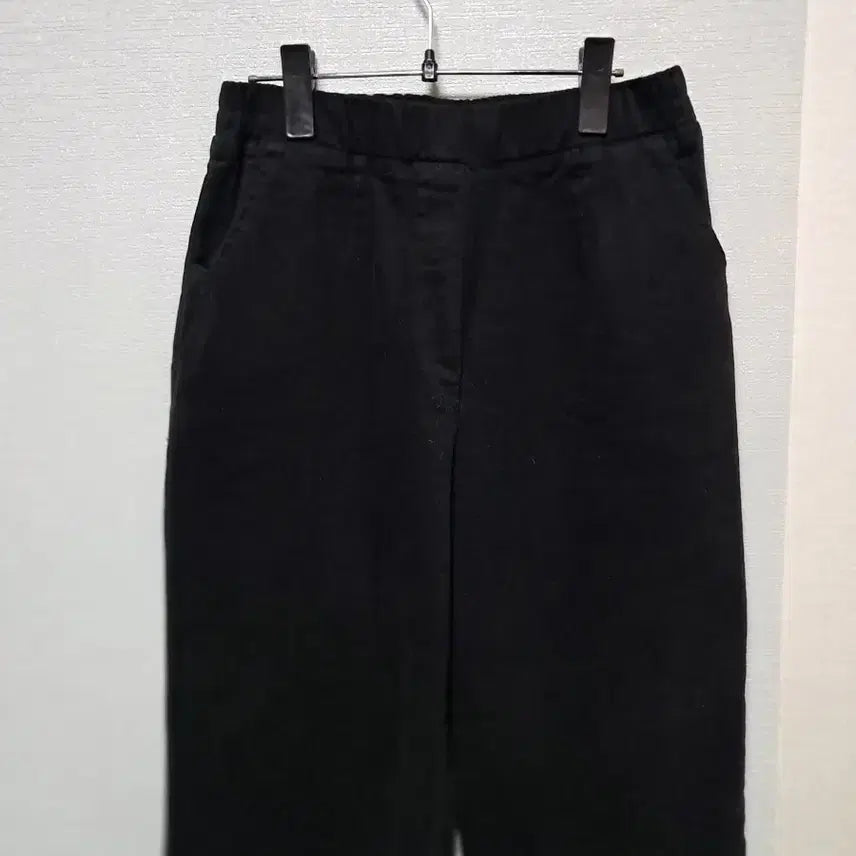 [BUNJANG] Giverny Olive Wide Leg Elastic Waist Pants / (봄신상품)지베르니 올리브색 밴딩바지 통바지 L(77~88)