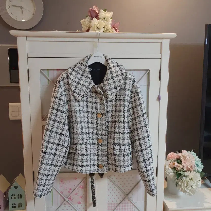 [BUNJANG] Zara Tweed Jacket (Size 55-66) / 자라 트위드자켓/55-66