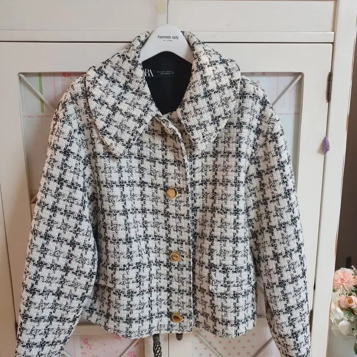 [BUNJANG] Zara Tweed Jacket (Size 55-66) / 자라 트위드자켓/55-66