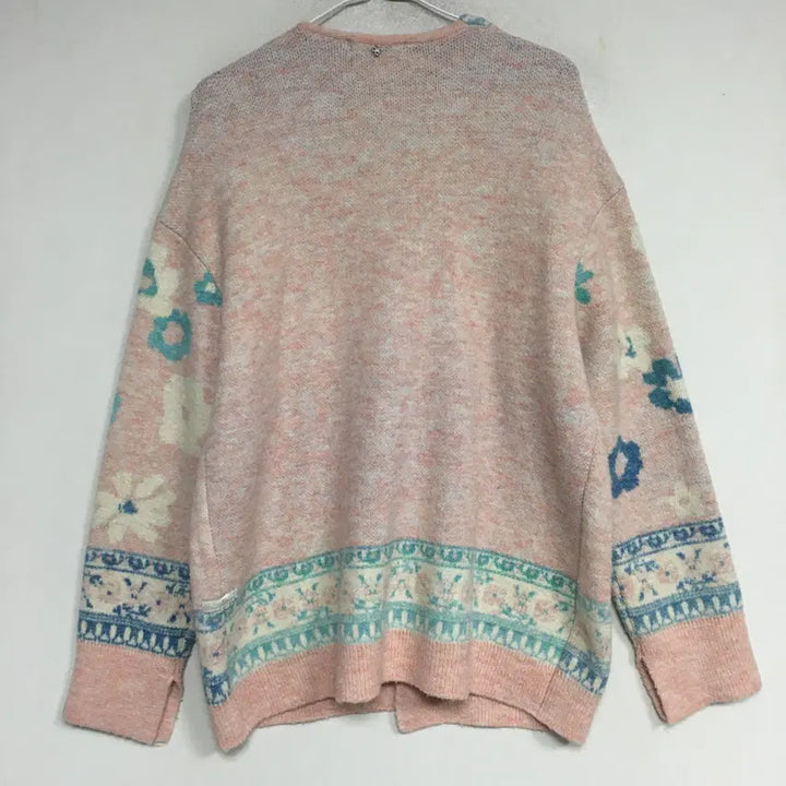[BUNJANG] Thursday Island Floral Jacquard Cardigan S / 써스데이아일랜드 플라워 자카드 가디건 S