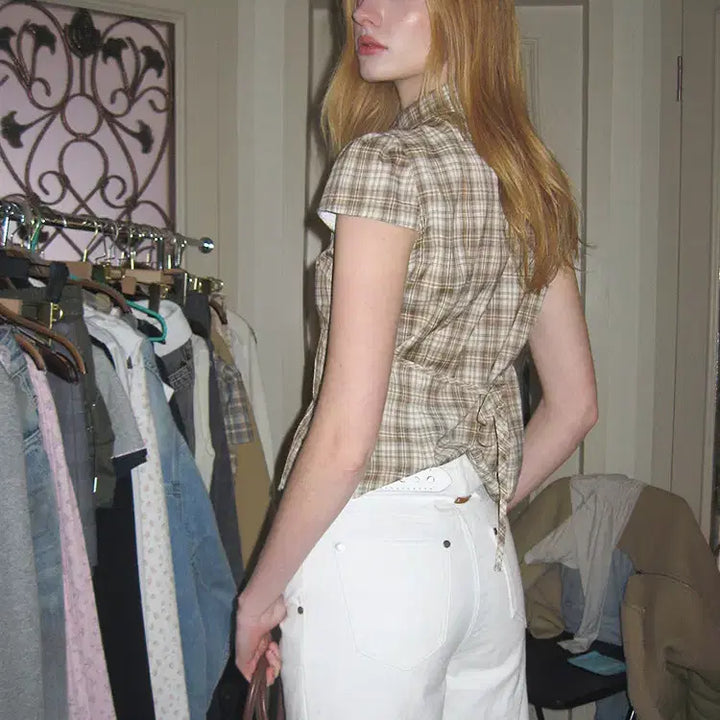 [BUNJANG] UENA White Washing Slimming Straight Leg Jeans / UENA 우에나 화이트 워싱 슬리밍 스트레이트 레그 진