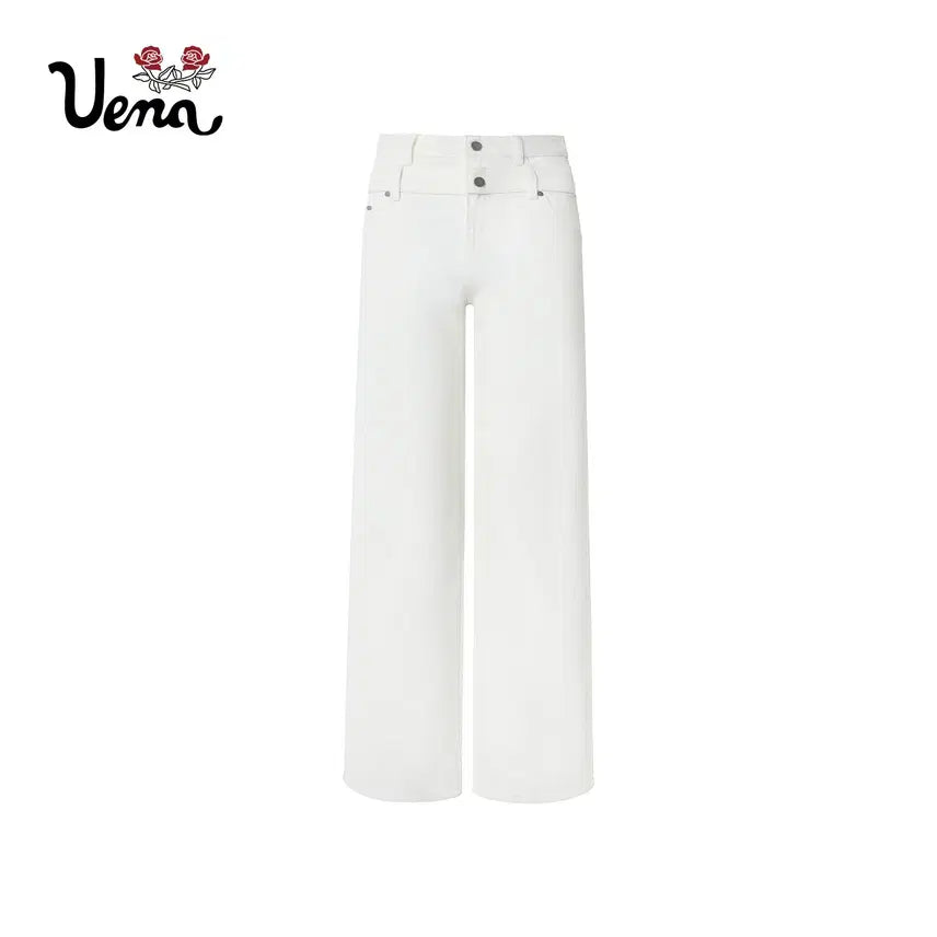 [BUNJANG] UENA White Washing Slimming Straight Leg Jeans / UENA 우에나 화이트 워싱 슬리밍 스트레이트 레그 진