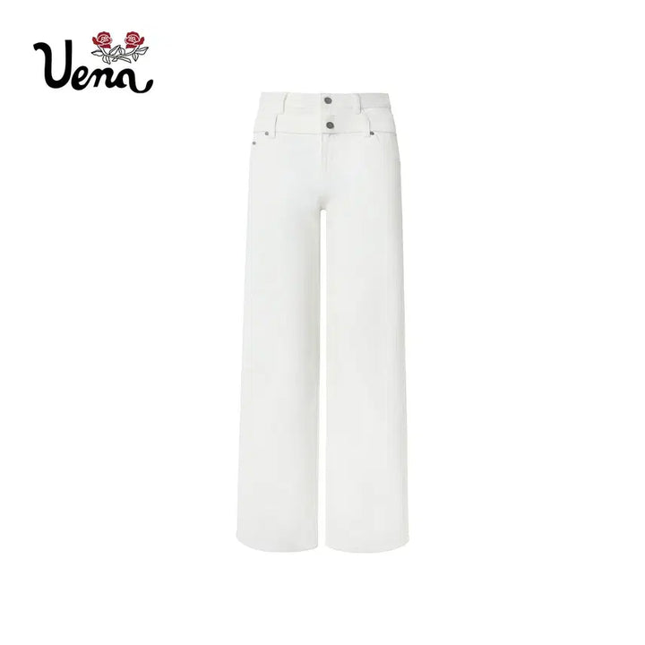 [BUNJANG] UENA White Washing Slimming Straight Leg Jeans / UENA 우에나 화이트 워싱 슬리밍 스트레이트 레그 진