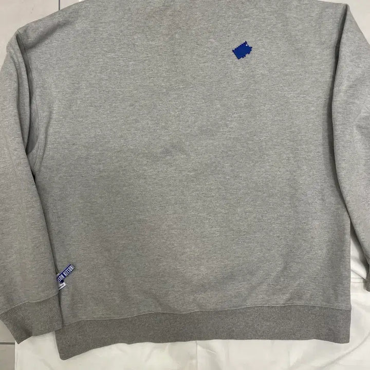 [BUNJANG] Ader Error Maison Kitsune Meditation Fox Sweatshirt / 아더에러 메종키츠네 메디테이션 폭스 스웻셔츠 그레이