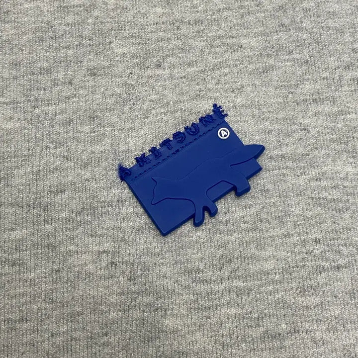 [BUNJANG] Ader Error Maison Kitsune Meditation Fox Sweatshirt / 아더에러 메종키츠네 메디테이션 폭스 스웻셔츠 그레이