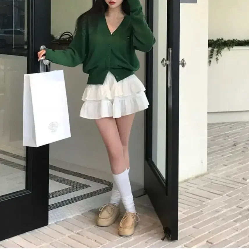 [SOLD OUT] 초록색 그린 봄 가디건 FREE 베이델리가디건