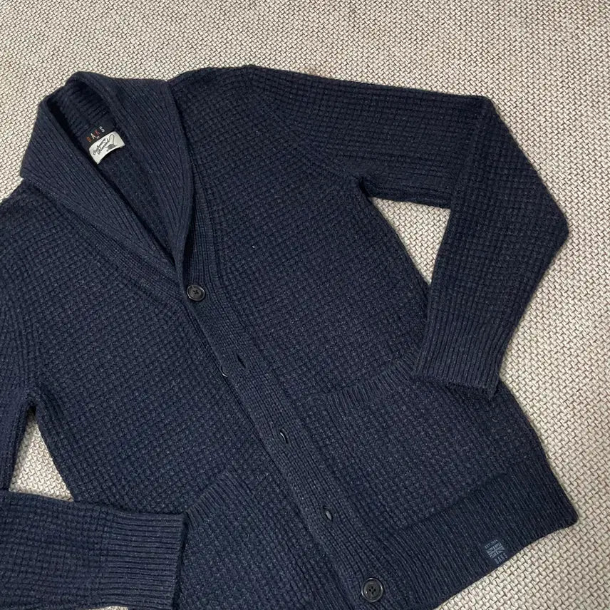 [BUNJANG] Daks Cashmere Shawl Collar Knit Cardigan / M 닥스 캐시미어 숄카라 니트 가디건 N.8988