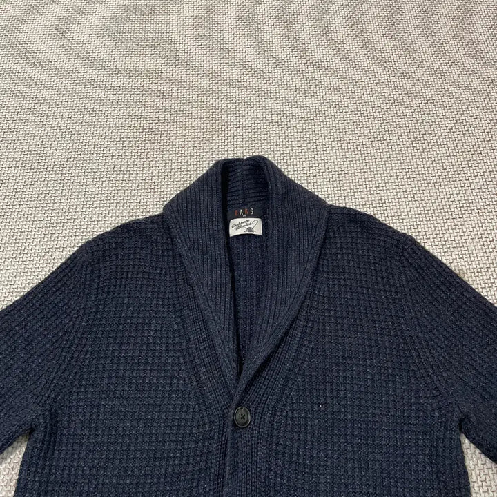 [BUNJANG] Daks Cashmere Shawl Collar Knit Cardigan / M 닥스 캐시미어 숄카라 니트 가디건 N.8988