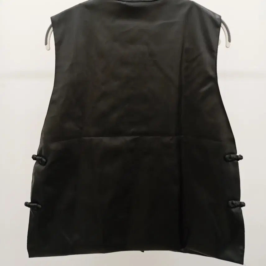 [BUNJANG] Leather Chinese Style Vest / 260318-09 가죽 중화풍 베스트