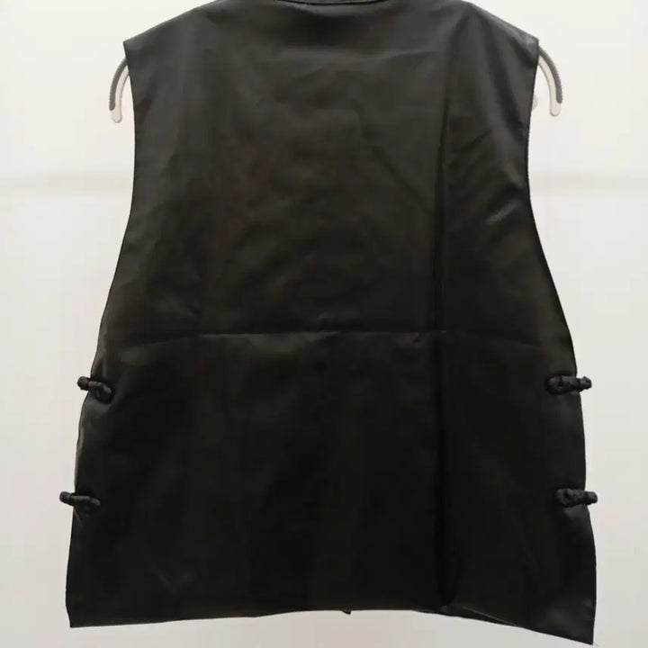 [BUNJANG] Leather Chinese Style Vest / 260318-09 가죽 중화풍 베스트