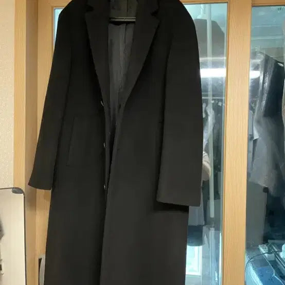 [SOLD OUT] 무신사 스탠다드 캐시미어 블렌드 오버사이즈 싱글 코트 [블랙] 2xl