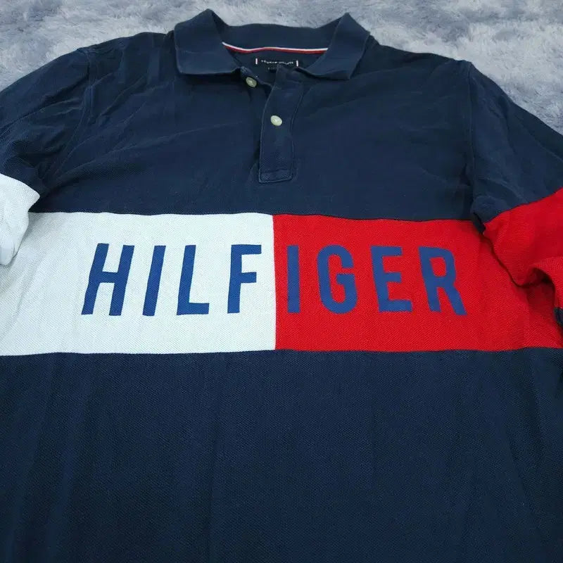 [BUNJANG] Tommy Hilfiger Long Sleeve Polo Shirt / [176(16)] 타미힐피거 카라 긴팔 티