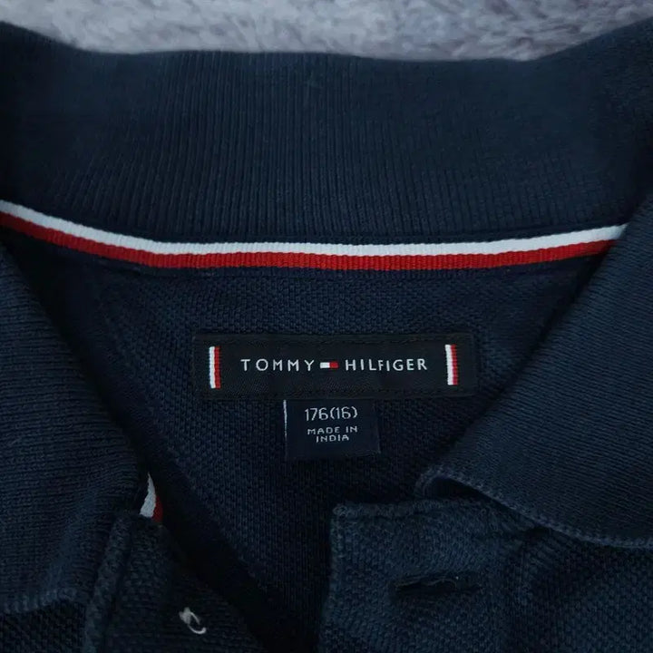 [BUNJANG] Tommy Hilfiger Long Sleeve Polo Shirt / [176(16)] 타미힐피거 카라 긴팔 티