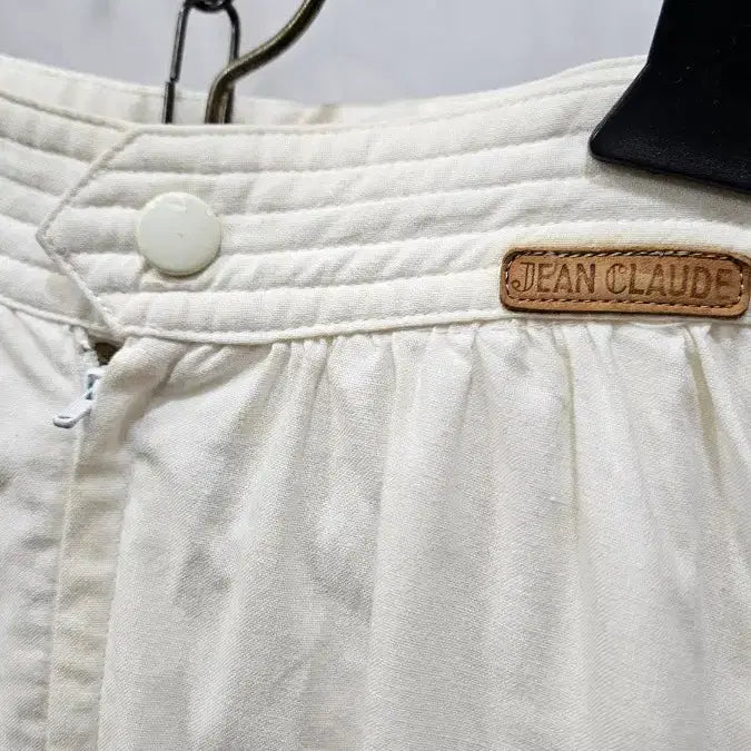 [BUNJANG] Sch White Flare Skirt / 일본제 아일렛 디자인 면100 화이트 플레어 스커트  sch
