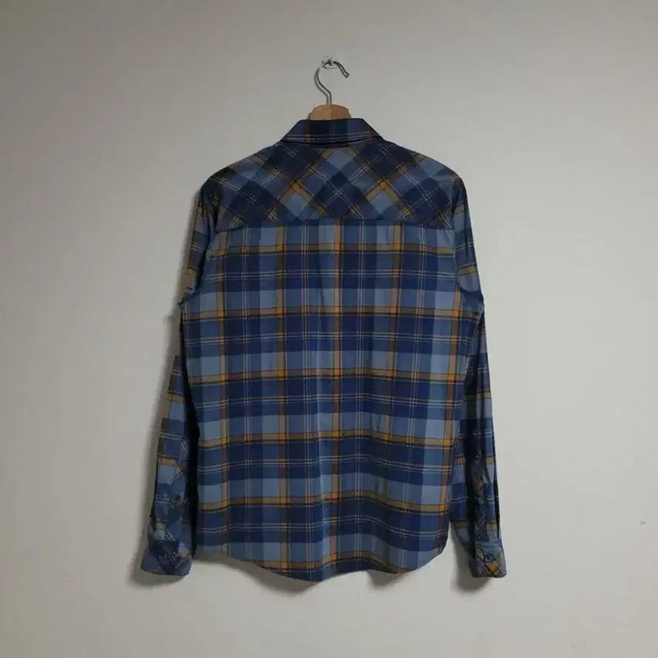 [BUNJANG] Columbia Checkered Shirt - Blue / (M) COLUMBIA 컬럼비아 체크 셔츠 남방 블루