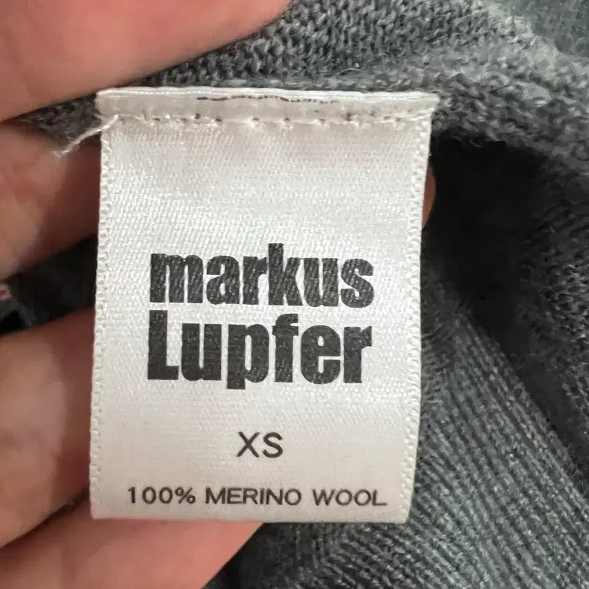[BUNJANG] Marcus Lupher Merino Wool Knit XS / 마커스 루퍼 메리노 울 니트 XS