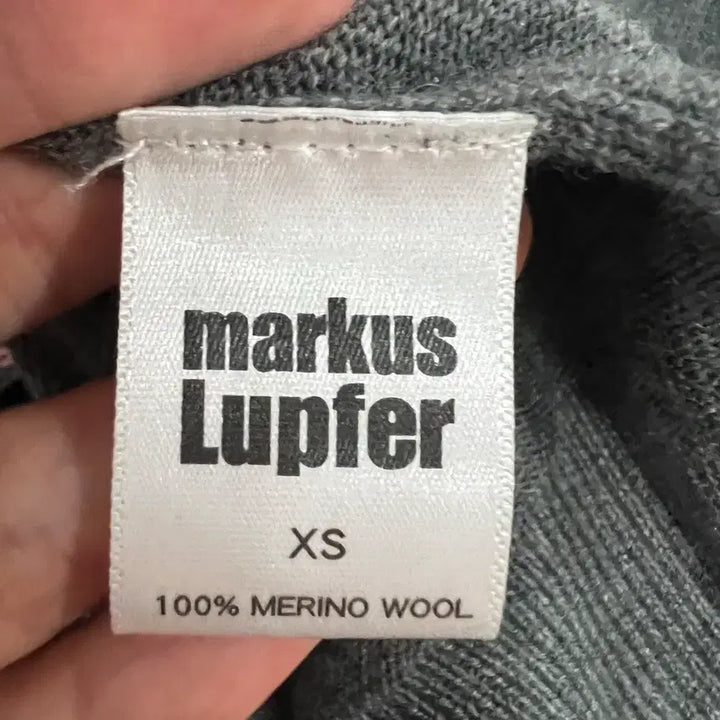 [BUNJANG] Marcus Lupher Merino Wool Knit XS / 마커스 루퍼 메리노 울 니트 XS