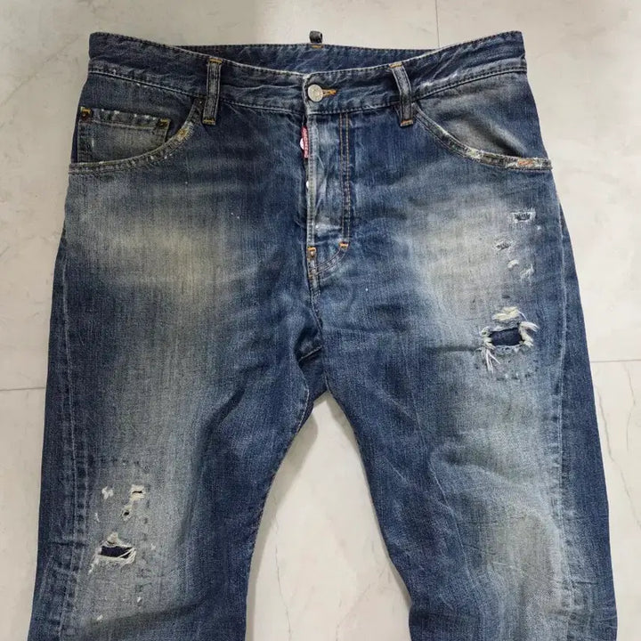 [BUNJANG] Dsquared2 Distressed Wash Baggy Fit Jeans / 디스퀘어드2 배기핏 청바지