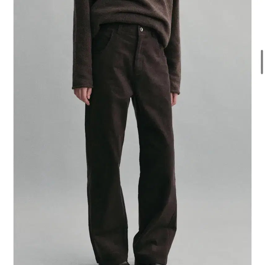 [BUNJANG] AUB Our Brown Cotton Pants / 아우브아워 면바지