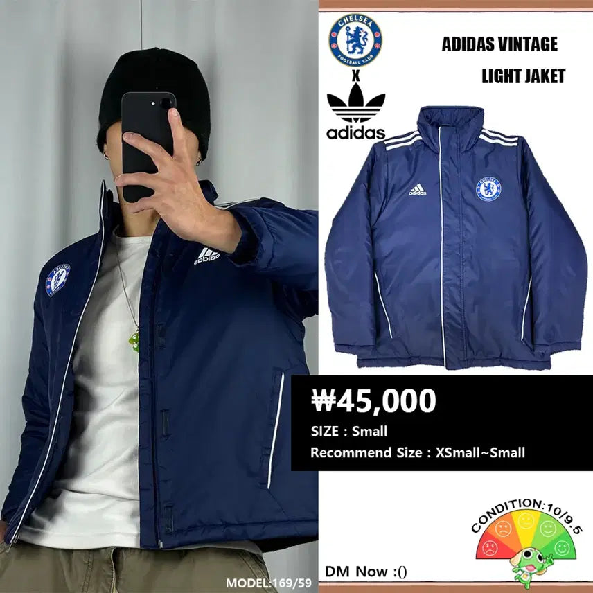 [BUNJANG] Chelsea x Adidas 3-S Jacket / <첼시 x 아디다스 3-S 자켓> No.1446