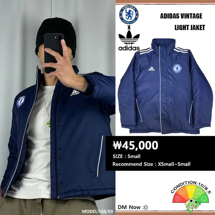 [BUNJANG] Chelsea x Adidas 3-S Jacket / <첼시 x 아디다스 3-S 자켓> No.1446