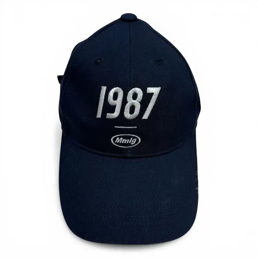 [BUNJANG] Mmlg Embroidered Logo Ball Cap Navy / F) Mmlg 자수로고 볼캡 네이비