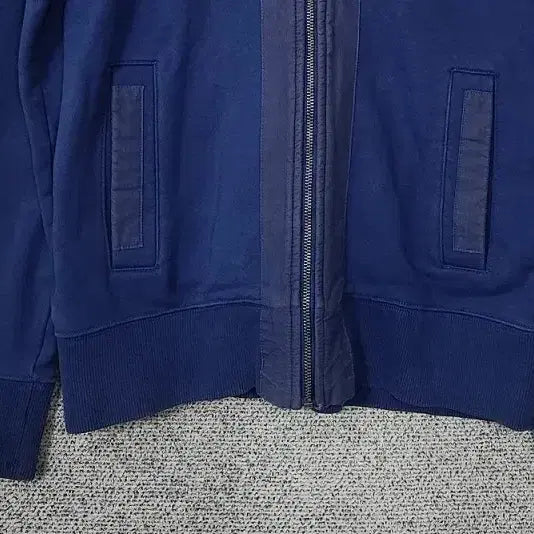 [BUNJANG] DOHC Y2K Vintage Printed Hoodie Zip-up (Navy, M) / DOHC 네이비 Y2K 빈티지 프린팅 후드 집업 M