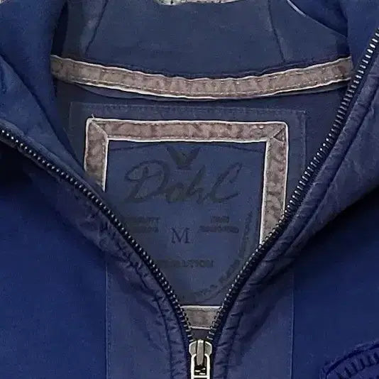 [BUNJANG] DOHC Y2K Vintage Printed Hoodie Zip-up (Navy, M) / DOHC 네이비 Y2K 빈티지 프린팅 후드 집업 M