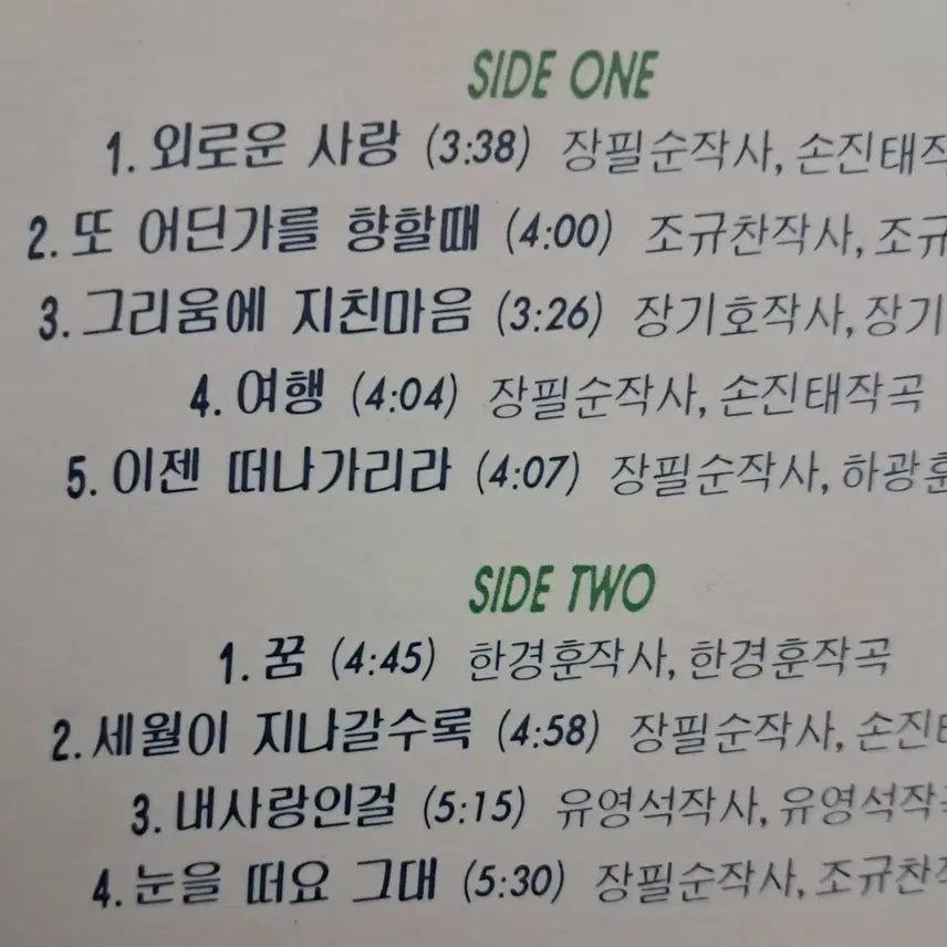 [BUNJANG] Jang Pil Soon 2nd Album LP / LP  장필순 2집 (초반) 판매