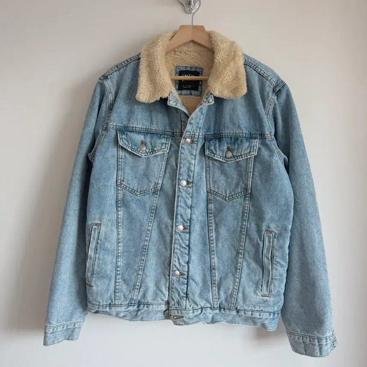 [BUNJANG] ZARA Sherpa Denim Jacket / 자라(ZARA) 쉐르파 데님 자켓
