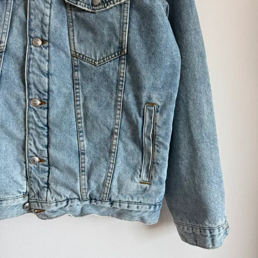 [BUNJANG] ZARA Sherpa Denim Jacket / 자라(ZARA) 쉐르파 데님 자켓