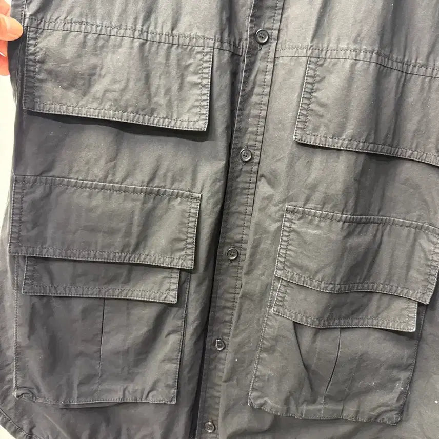 [SOLD OUT] 정품) 준지 21ss 오버핏 이중 포켓 셔츠형 자켓 44